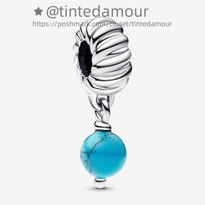 Pandora Turquoise-colored Dangle Charm